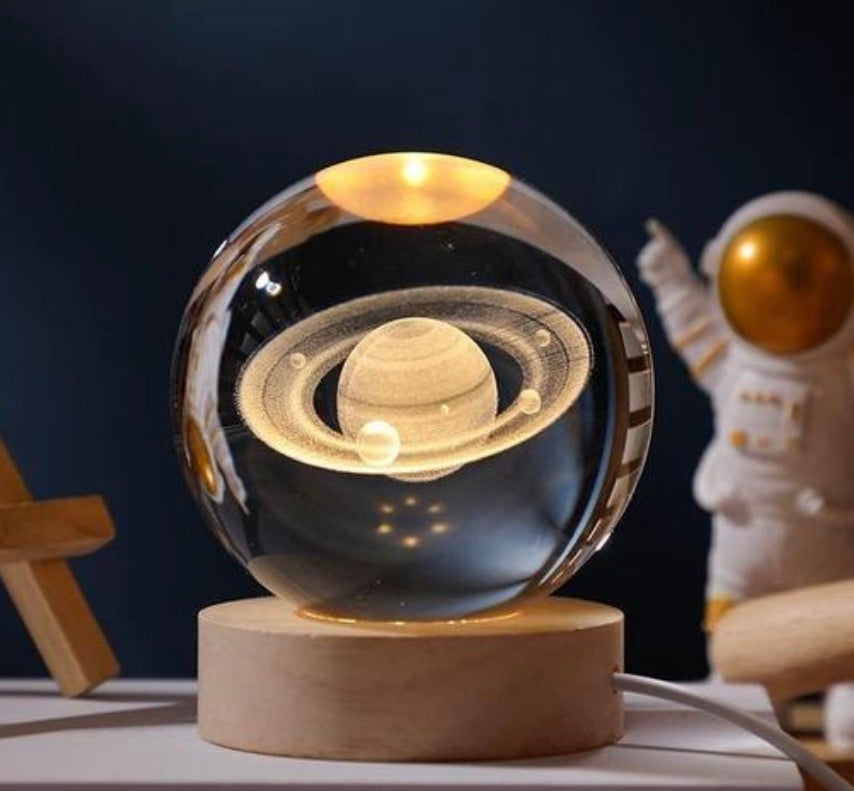 Astronomy 3D Glass Night Lamp (Planet)