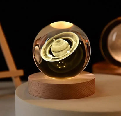 Astronomy 3D Glass Night Lamp (Planet)