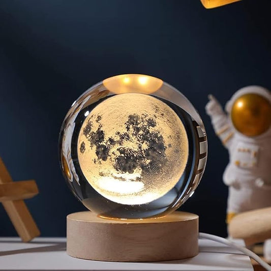 Astronomy 3D Glass Night Lamp (Planet)